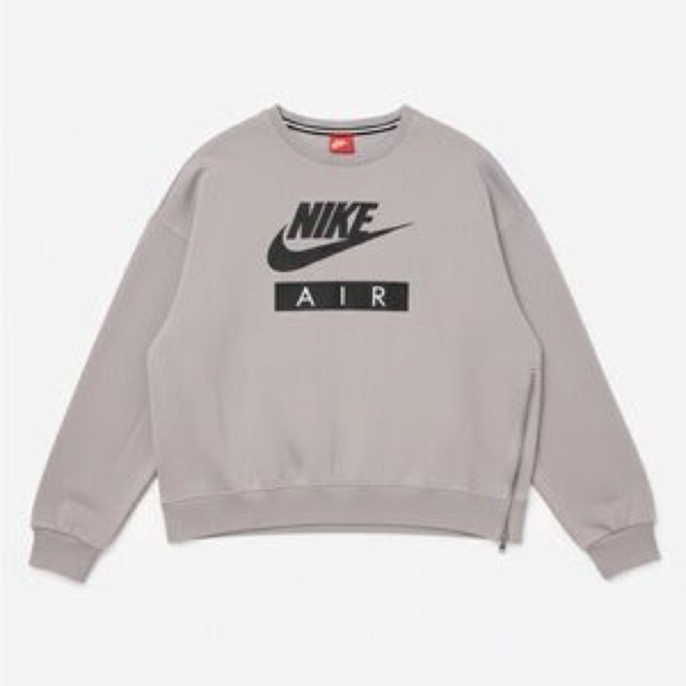 NIKE ACG Gray Sweatshirt Size Zip Cotton Blend Size M